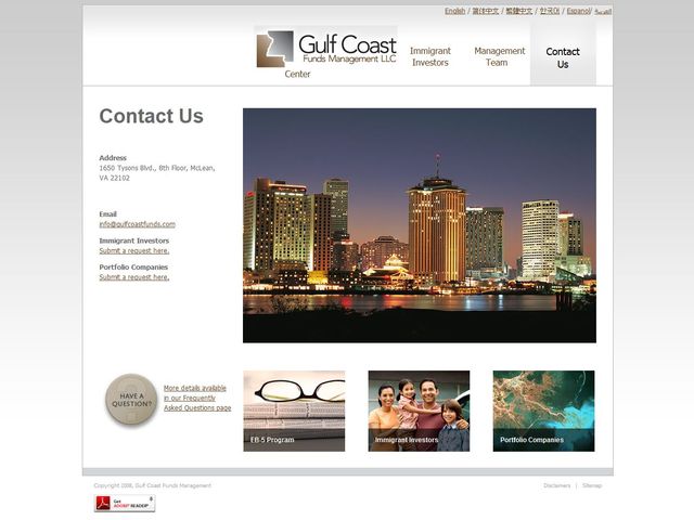 Gulf Coast Funds Management screenshot