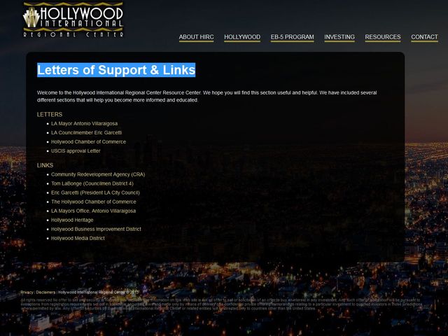 Hollywood International Regional Center screenshot