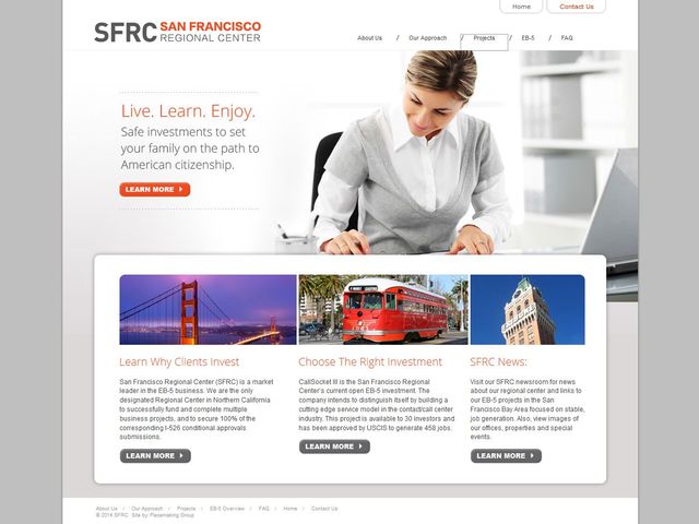 San Francisco Regional Center screenshot