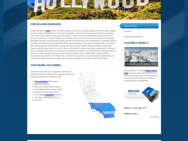 California Future Partners Regional Center screenshot