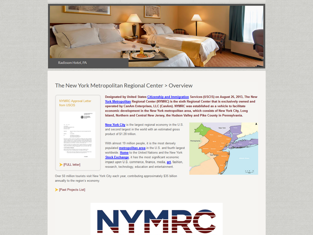 New York Metropolitan Regional Center (NYMRC) screenshot