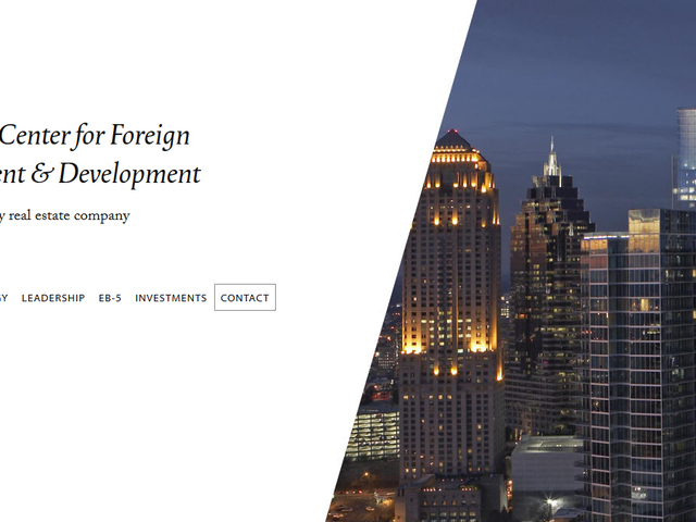 Georgia Center for Foreign Investment and Development, GCFID screenshot