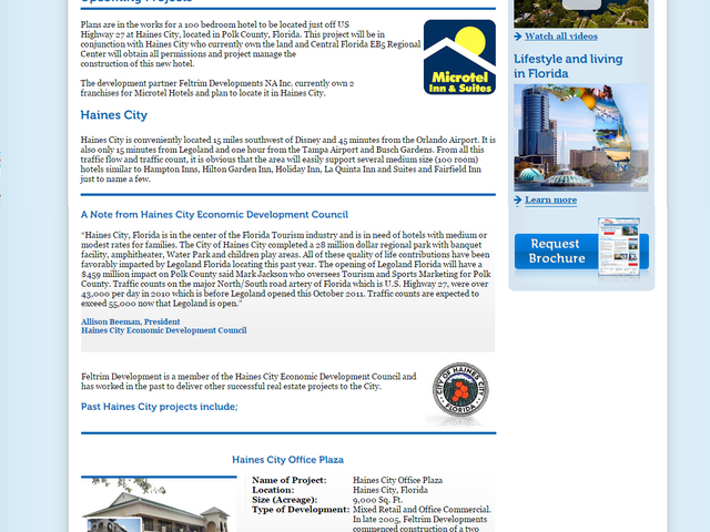 Central Florida EB5 Regional Center	 screenshot