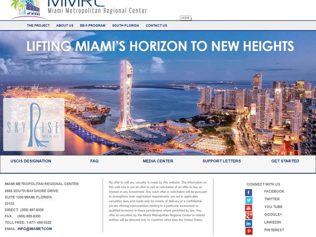 Miami Metropolitan Regional Center screenshot