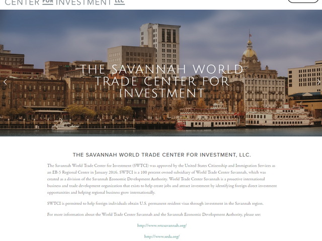 Savannah World Trade Center for Investment screenshot