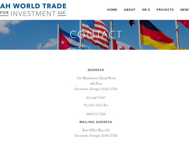 Savannah World Trade Center for Investment screenshot