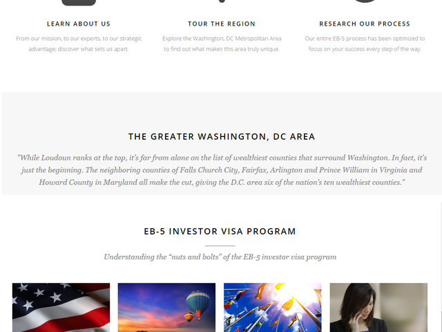 Regional Center Fund of America screenshot