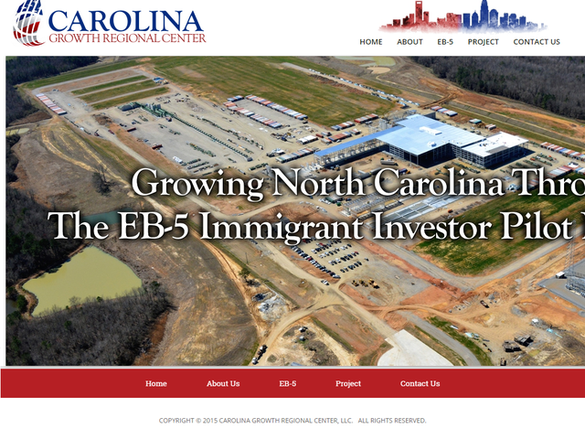 Carolina Growth Regional Center screenshot