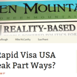 Why did Rapid Visa USA and Jay Peak Part Ways?
