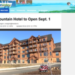 Burke Mountain Hotel to Open Sept. 1