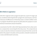 Congress Considers EB-5 Reform Legislation