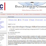 SEC says developer Dargey bilked investors in projects