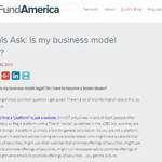 Portals Ask: Is my business model legal?