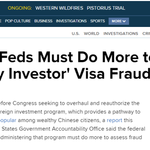 Report: Feds Must Do More to Assess 'Wealthy Investor' Visa Fraud