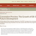 Convention Preview: The Growth of EB-5 and Role in Future Development