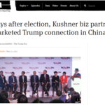 Days after election, Kushner biz partner marketed Trump connection in China