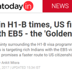 In uncertain H1-B times, US firm targets Indians with EB5 - the 'Golden Visa'