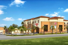 Recent banning red lion hotel retail rendering