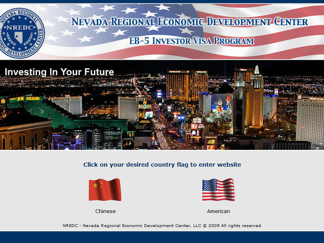 Nevada Regional Economic Development Center (NREDC) screenshot