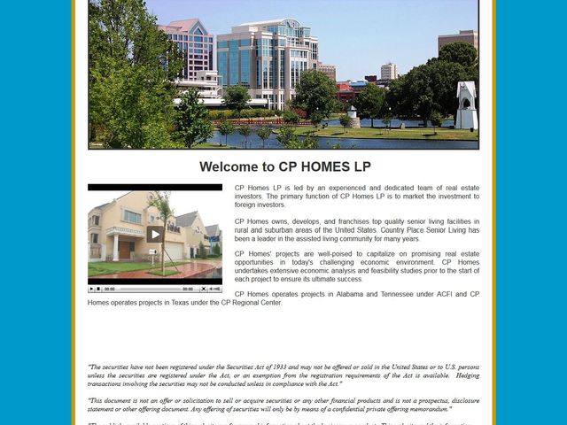 CP Regional Center Inc screenshot