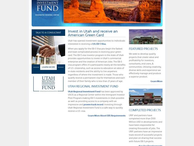Utah Regional Investment Fund screenshot