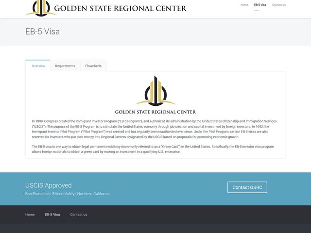 Golden State Regional Center screenshot