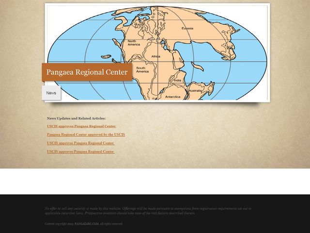 Pangaea Regional Center screenshot