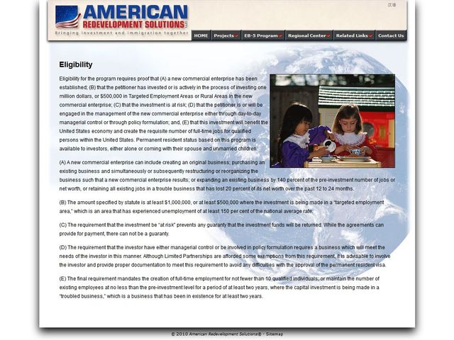 American Redevelopment RC / American Redevelopment Solutions screenshot