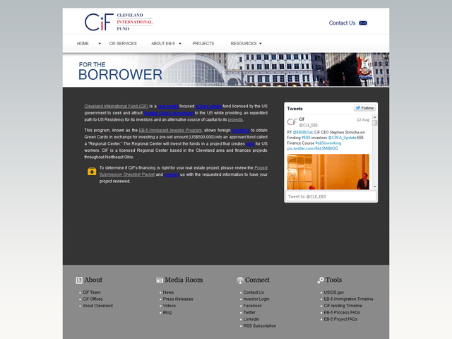 Cleveland International Fund, Ltd screenshot