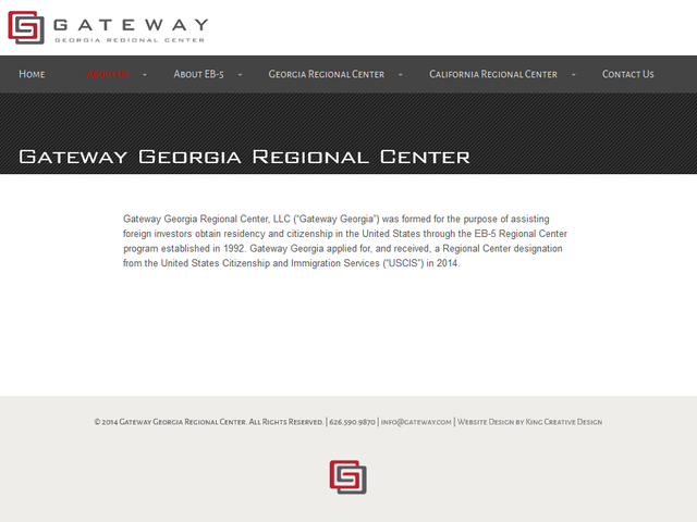 Gateway Georgia Regional Center screenshot