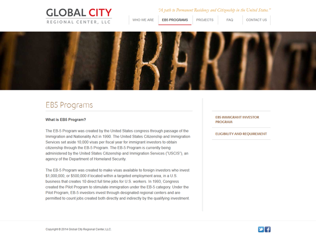 Global City Regional Center screenshot