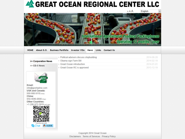 Great Ocean Regional Center  screenshot