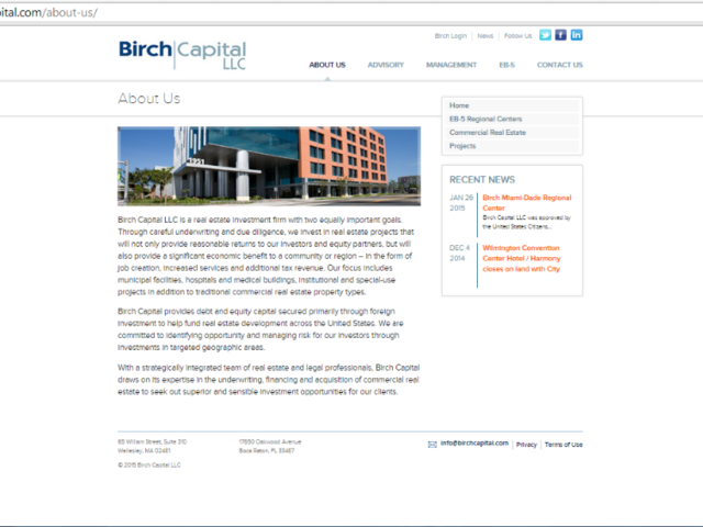 Birch Miami Dade Regional Center screenshot