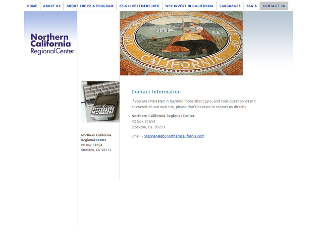 Northern California Regional Center screenshot