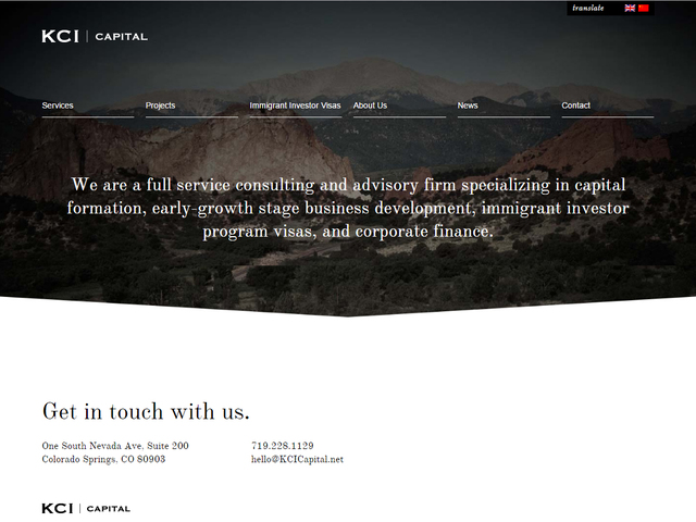 KCI Capital Limited (former name FP Advisors) screenshot