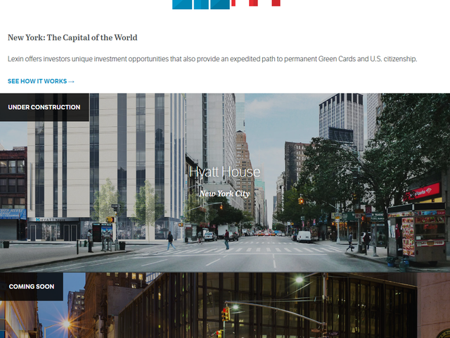 Lexin New York Regional Center screenshot