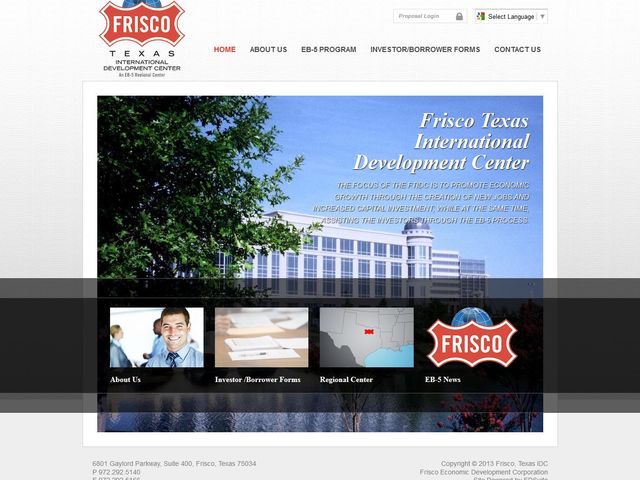Frisco Texas International Development Center screenshot
