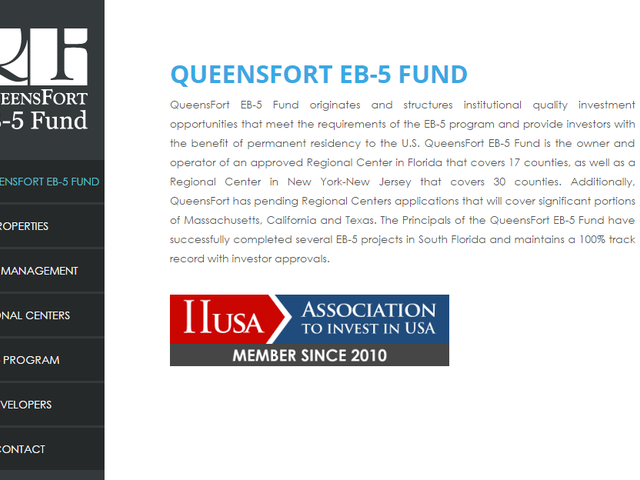 Queens Fort New York Regional Center screenshot
