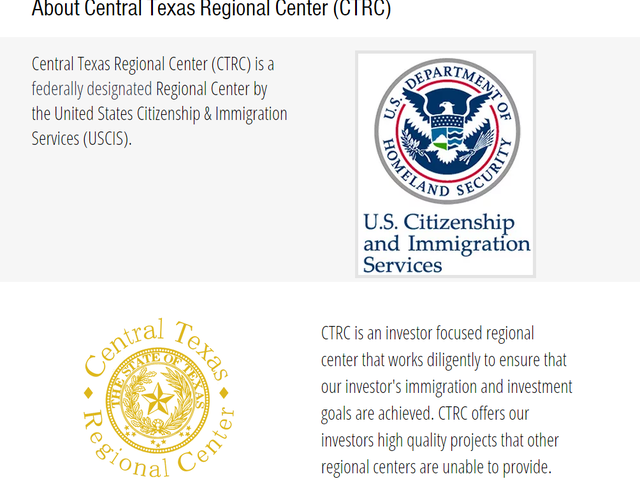 Central Texas Regional Center screenshot