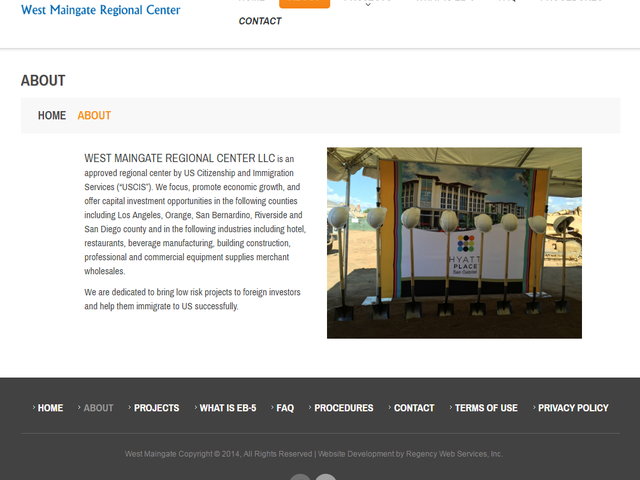 West Maingate Regional Center (former name US Maingate Regional Center) screenshot