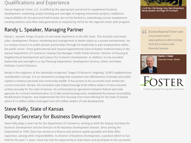 Kansas Regional Center (KRC) screenshot