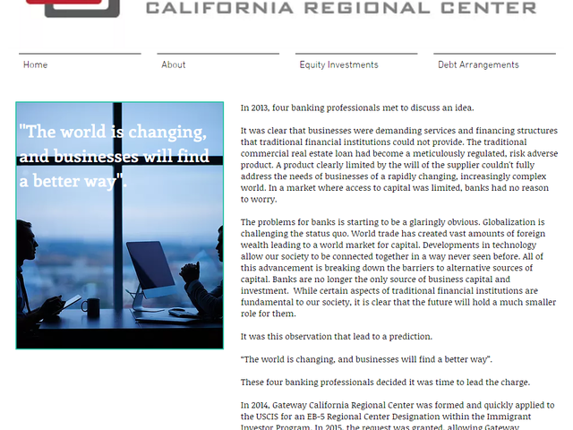Gateway California Regional Center  screenshot