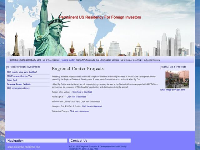 Regional Economic Development & Investment Group screenshot