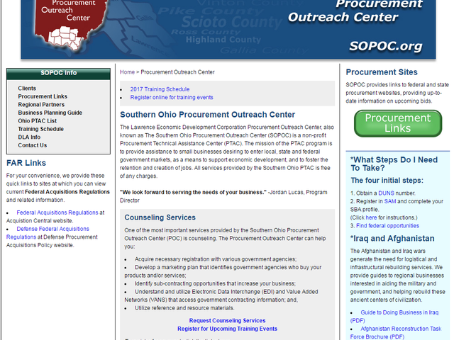 The Lawrence Economic Development Corporation screenshot