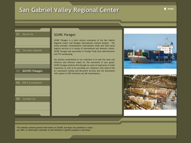San Gabriel Valley Regional Center screenshot