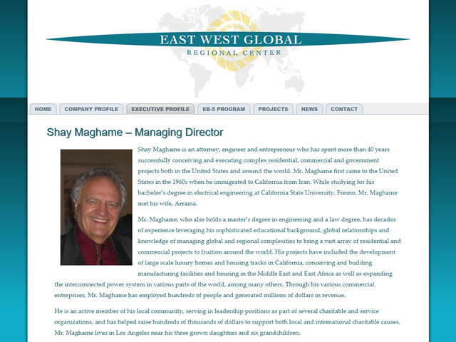 East West Global Regional Center screenshot