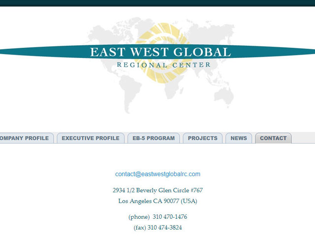 East West Global Regional Center screenshot