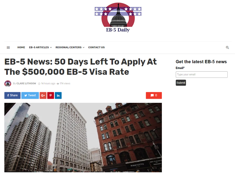 EB-5 Visa, EB5 Visa, EB5 Investments