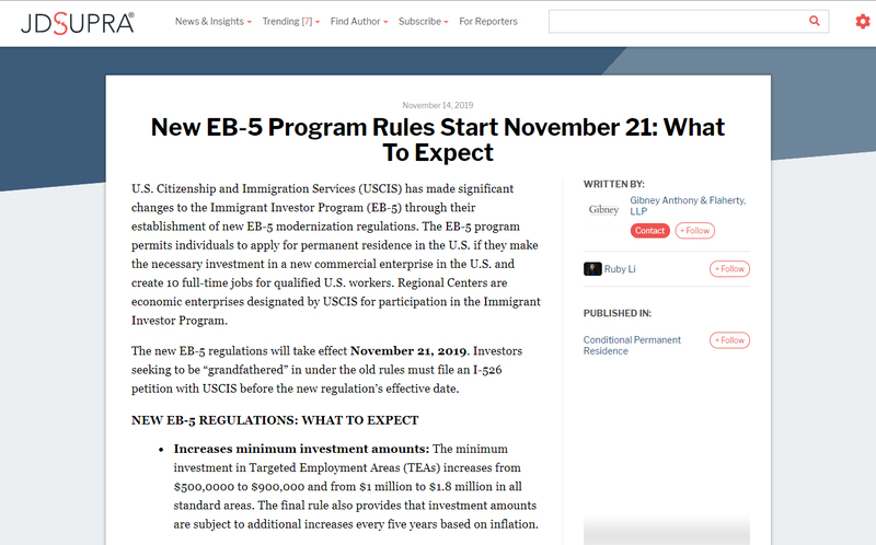 EB-5 Visa, EB5 Visa, EB5 Investments