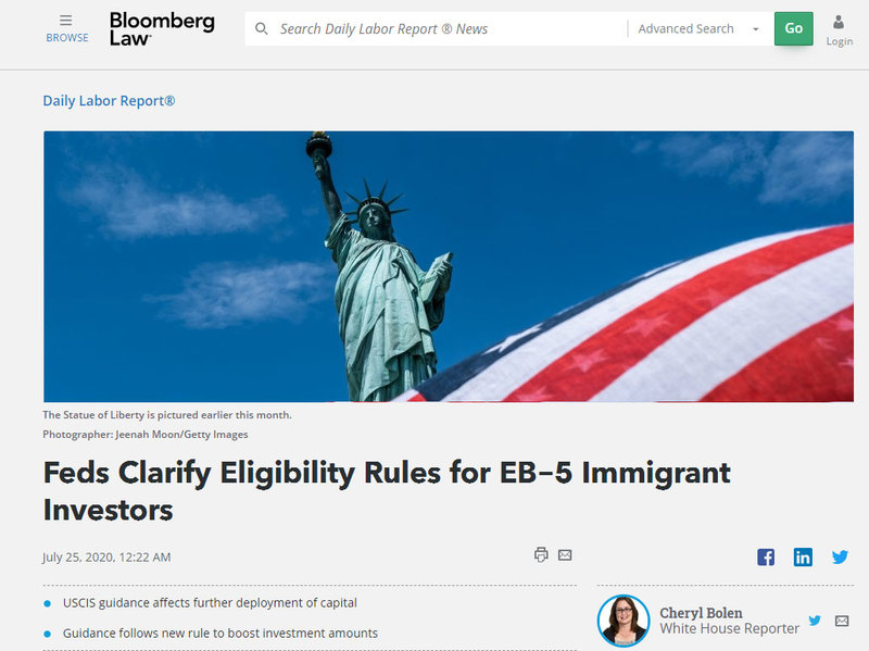 EB-5, EB-5 Visa, EB-5 Investment